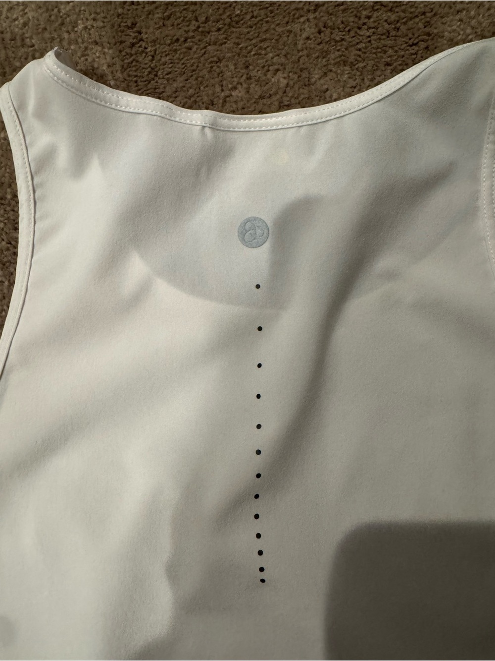 Zella White Racerback Tank Top - Picture 4 of 4